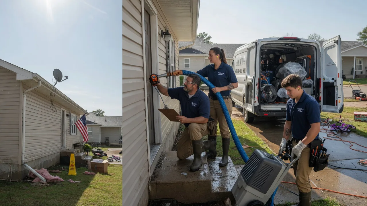 Ceiling Water Damage Restoration in Bascom, FL near me
